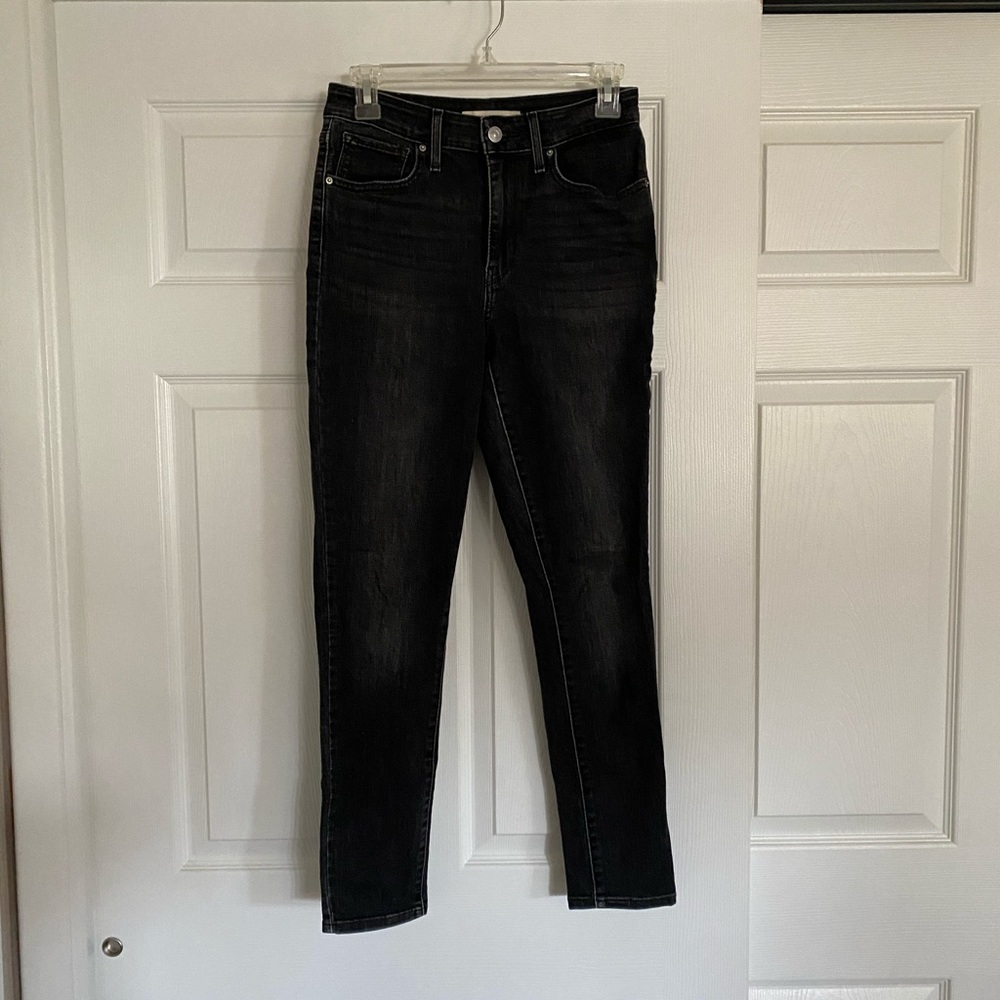 Black (faded wash) Levi jeans